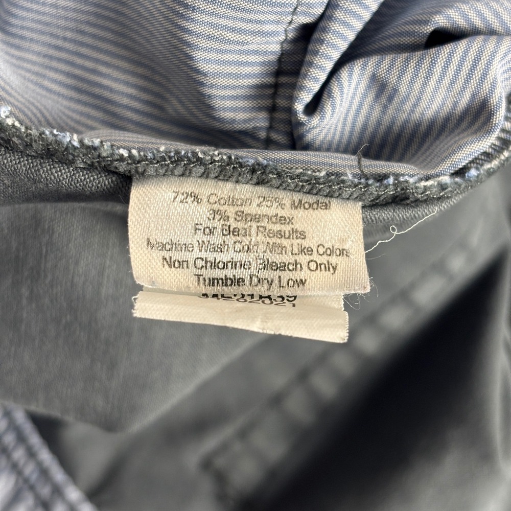 Peter Millar Ultimate Sateen 5 Pocket Pants Mens 40 Grey Straight Leg Stretch - Picture 10 of 10